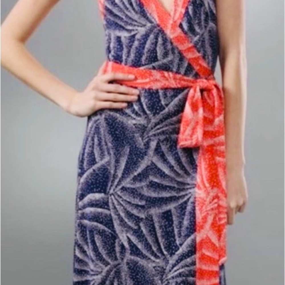 DVF Vintage Print Collection Wrap Dress